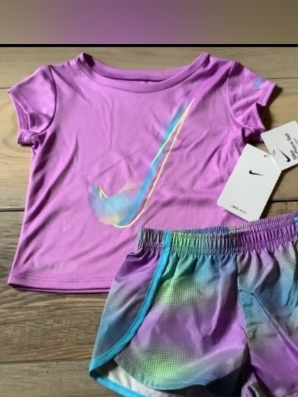 Nike Girl's DRIFIT shorts Set Size 24M(NWT)~PRICE IS FIRM~